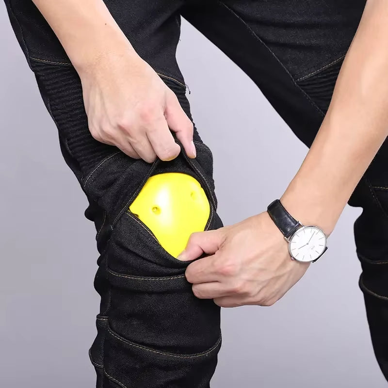 New Motorcycle Pants, Riding Jeans, Anti-Fall, Classic Motorcycle Rider Pants, Racing Pants for All Seasons